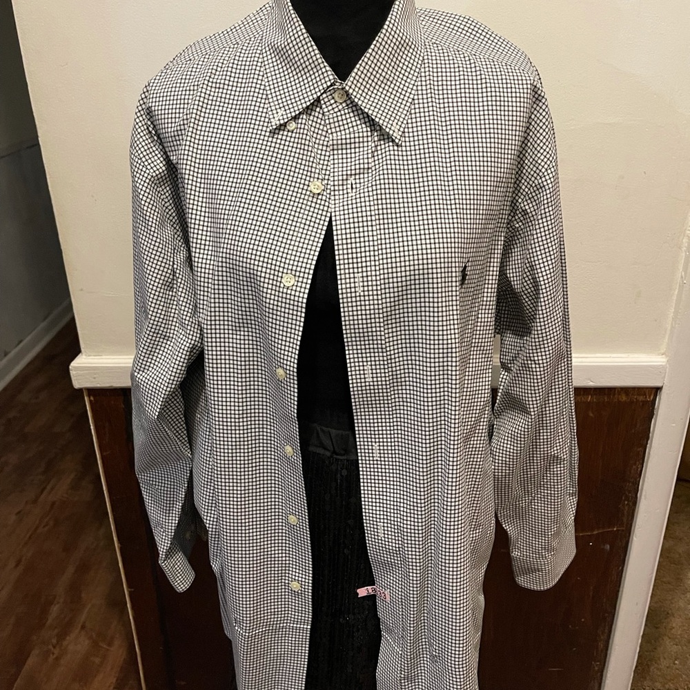 Previously loved button down Ralph Lauren shirt